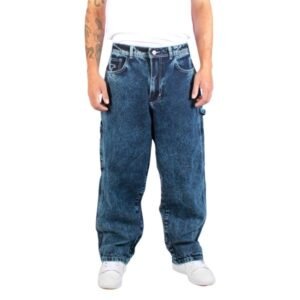 Jeans Carpenter Real Baggy Serpiente Azul Washed Old Tree